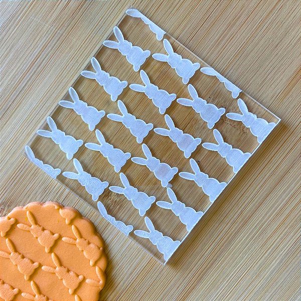 Marcador Textura Acrílica para Doces - Coelho de Costas