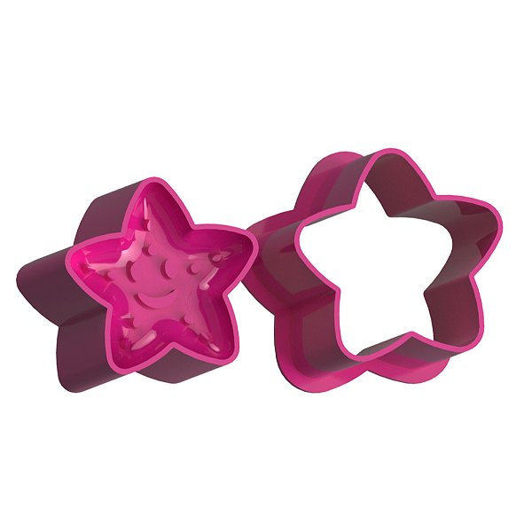 Estrelinha do Mar (Fundo do mar) - Ejetor Modelador para Brigadeiros