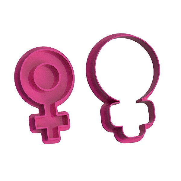 Marcador Símbolo da Mulher 6cm