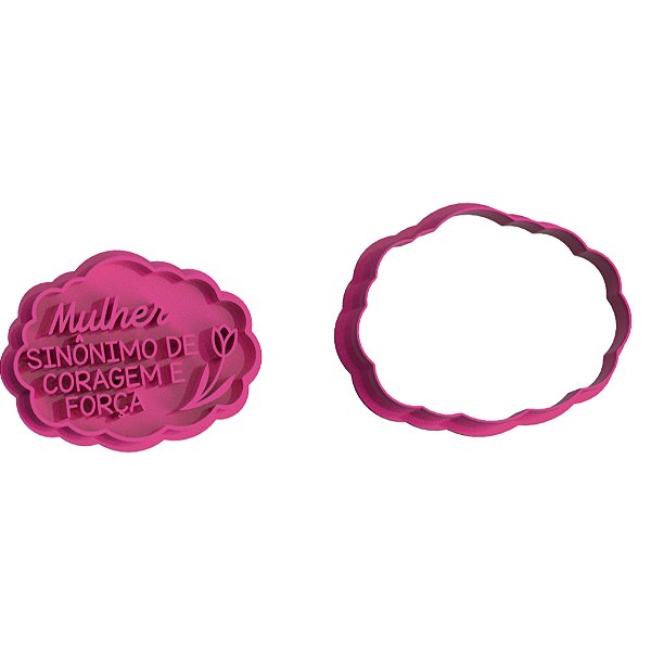 Marcador Mensagem Dia da Mulher 6,5CM