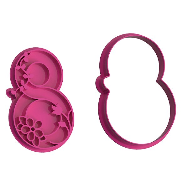 Marcador 8 - Dia da Mulher 8CM