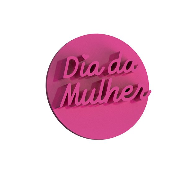 Carimbos para  Docinhos  3CM (Ejetores) Dia das Mulheres  Modelo 1