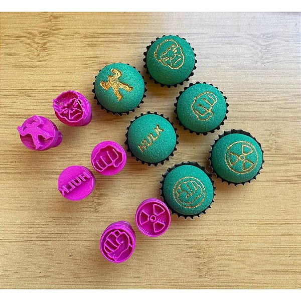 Carimbos para Docinhos Brigadeiro Monstro Verde