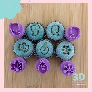 Carimbos para Docinhos Brigadeiro Princesa Congelante 1