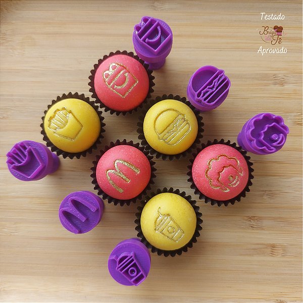 Carimbos para Docinhos Brigadeiro Lanchonete