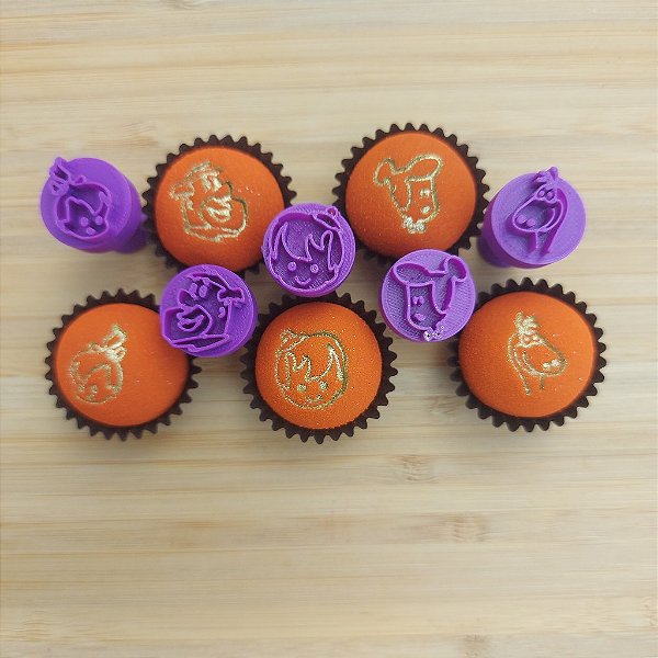 Carimbos para Docinhos Brigadeiro  Os Flintstones