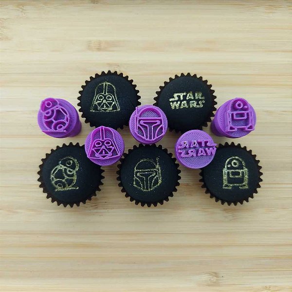 Carimbos para Docinhos Brigadeiro Guerra Estrelar