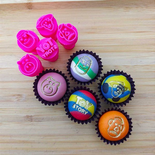 Carimbos para Docinhos Brigadeiro História de Brinquedos