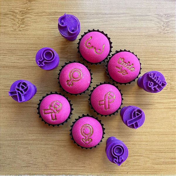 Carimbos para Docinhos Brigadeiro Prevenção
