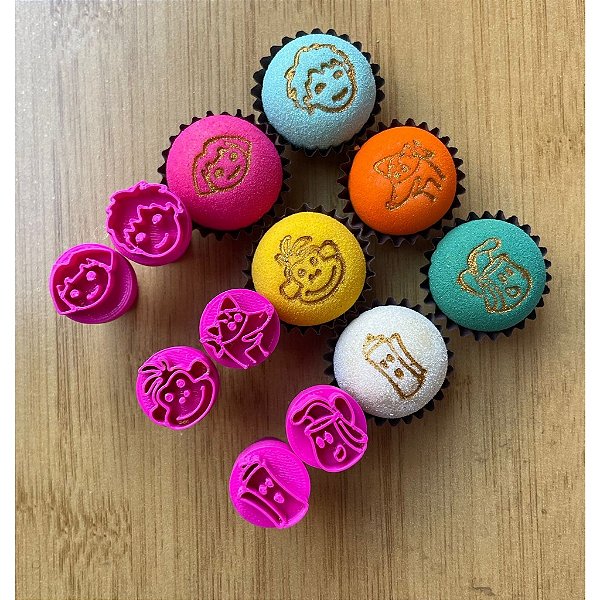 Carimbos para Docinhos Brigadeiro Dora