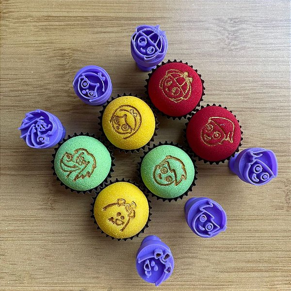Carimbos para Docinhos Brigadeiro Sítio Amarelo