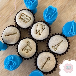 Carimbos para Docinhos Brigadeiro Dentista