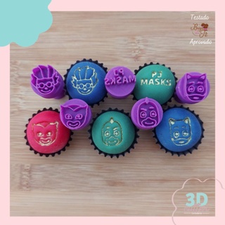 Carimbos para Docinhos Brigadeiro Heróis Mascarados