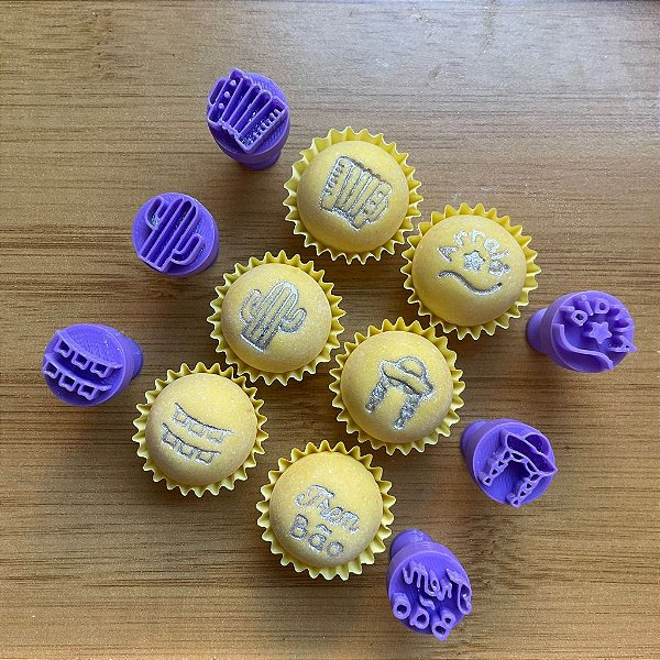 Carimbos para Docinhos Brigadeiro Festa Junina 2
