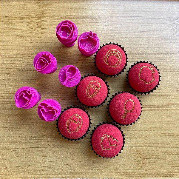 Carimbos para Doces Brigadeiro - Princesa de Neve