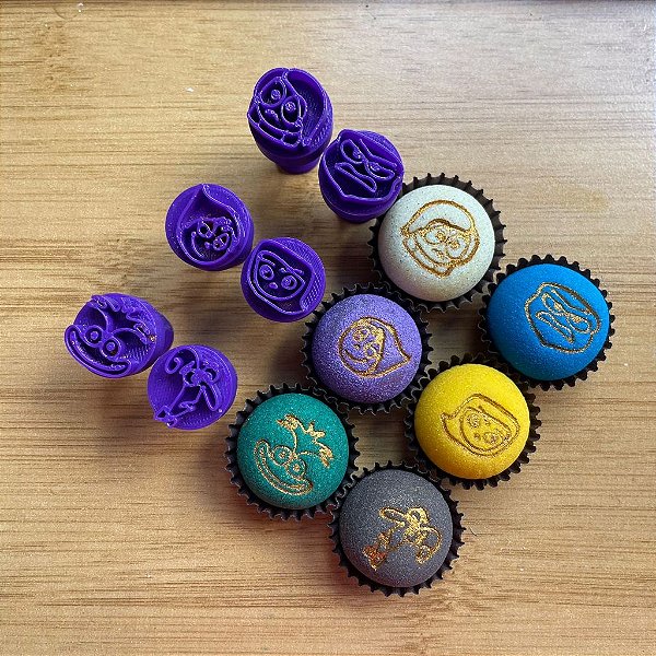 Carimbos para Docinhos Brigadeiro Mente Divertida