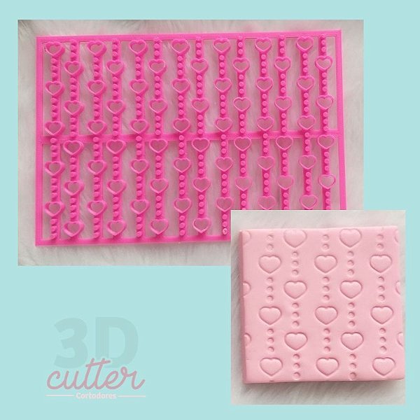 Marcador Textura de Poá 15x8cm