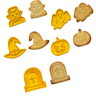 Kit Cortadores e Marcadores Halloween - 5cm