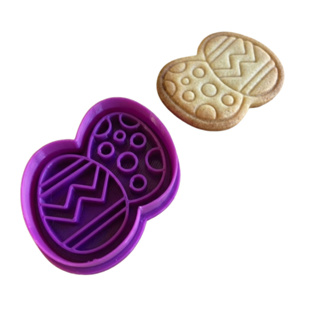 Cortador e marcador/Ovos de Páscoa para biscoitos, pasta americana, bolachas e massinhas