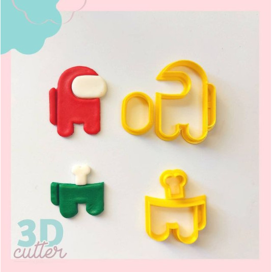 Kit Cortador  para Biscoitos  Among 5cm
