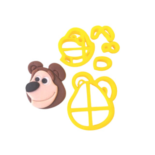 Cortador Urso (Menina Russa) - 5cm