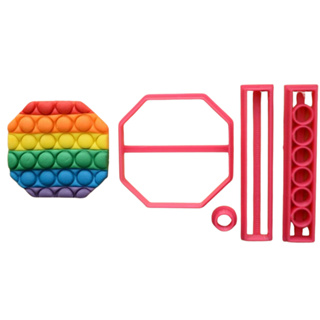 Cortador Pop It (Hexágono) - 5cm