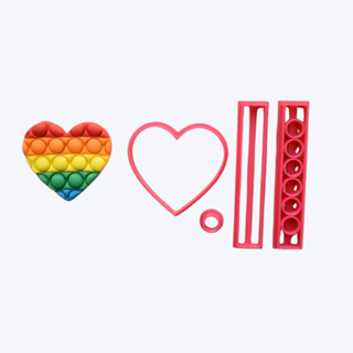 Cortador Pop It (Coração) - 5cm