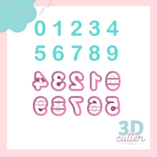 Kit Cortadores Numerais 2cm