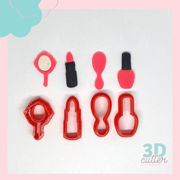 Kit Cortadores Itens de Beleza - 3cm