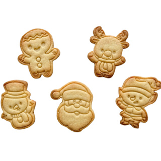 Kit Cortadores de Natal para biscoitos e pasta americana
