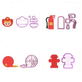 Kit Cortadores Corpo de Bombeiros - 5cm