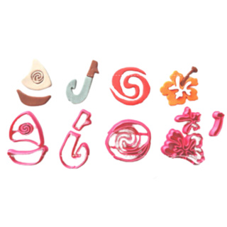 Kit Cortadores Princesa Tropical 5cm