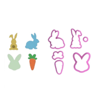 Kit Cortadores Páscoa 3,5cm