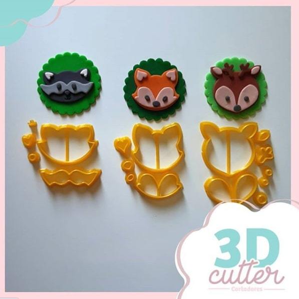 Kit Cortadores   Bosque 5cm
