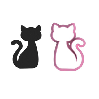 Cortador Silhueta Gatinha - 5cm