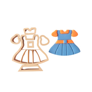 Cortador Vestido Chiquititas - 5cm