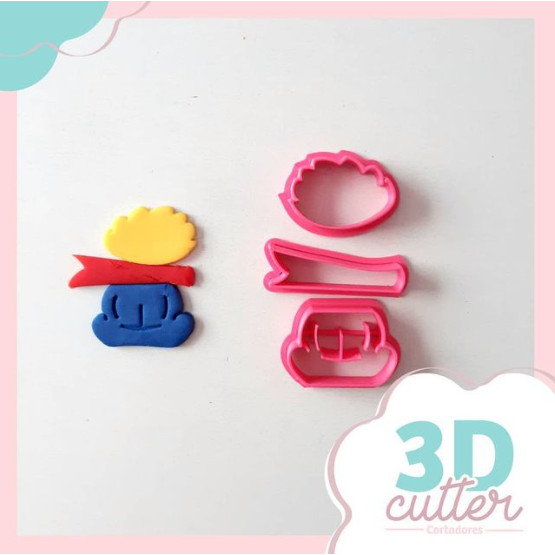 Cortador  Pequeno Principe Sentado 5cm