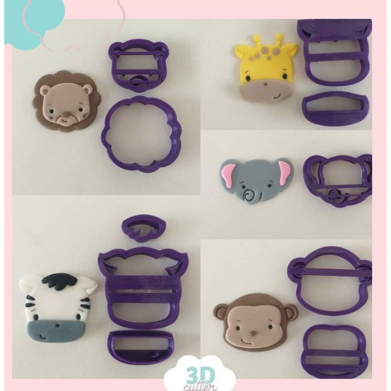 Kit Cortadores Safari - 4,5cm