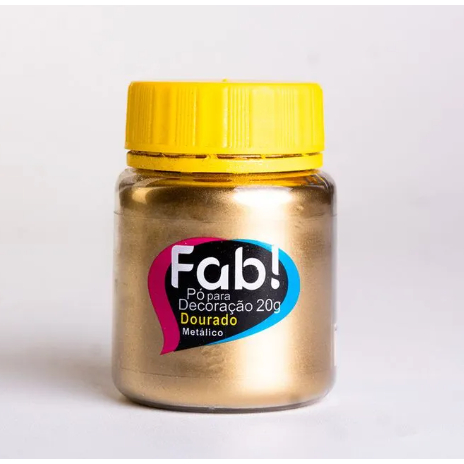Pó Para Decoração Fab! - Corante Brilhante Comestível De Colorir 20g