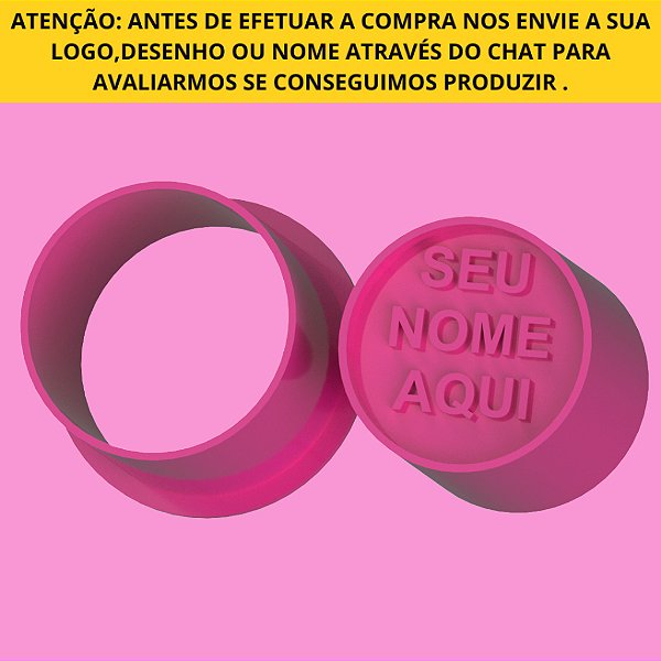 Ejetor  Personalizado Desenhos e Logomarcas - Modelador para Brigadeiros