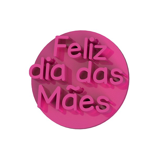 Carimbos para Docinhos 3CM  (Ejetores) Dia das Mães Modelo 1