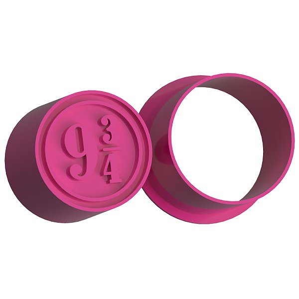 Plataforma 9/3 Quartos HP (Harry) - Ejetor Modelador para Brigadeiros