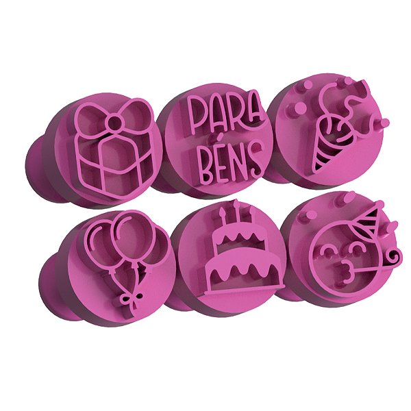 Carimbo para Doces Brigadeiro - Aniversário 02