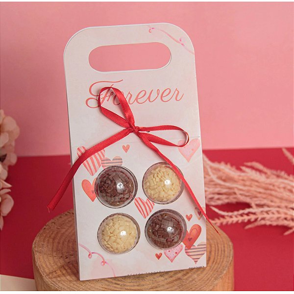 Chocoblister para 4 doces ( Dia dos Namorados) - Forever - 10 Unid.