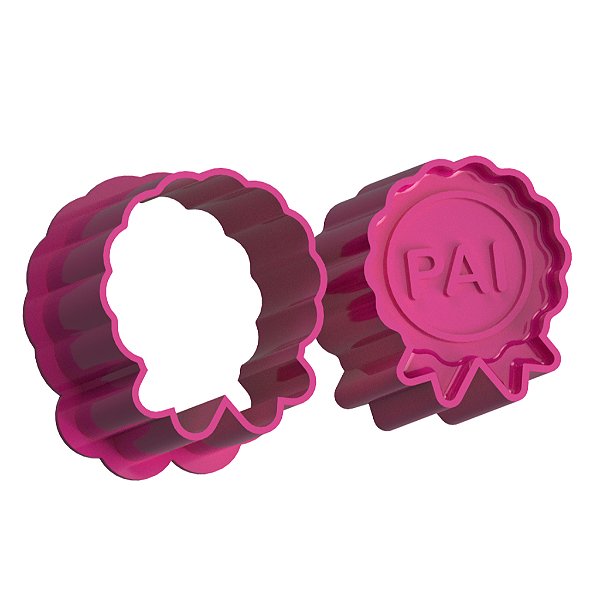 Medalha Pai (Dia dos Pais) - Ejetor Modelador para Brigadeiros