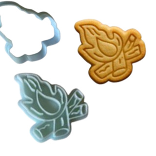 Marcador e Cortador Fogueira -Festa Junina para biscoitos e pasta americana