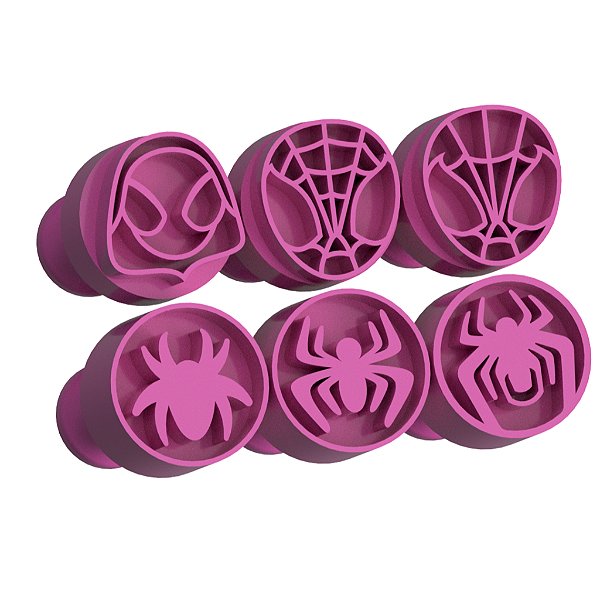 Carimbo para Doces Brigadeiro - Spidey e Amigos