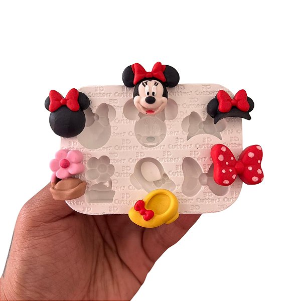 Molde de Silicone para Artesanato - Ratinha Mágica