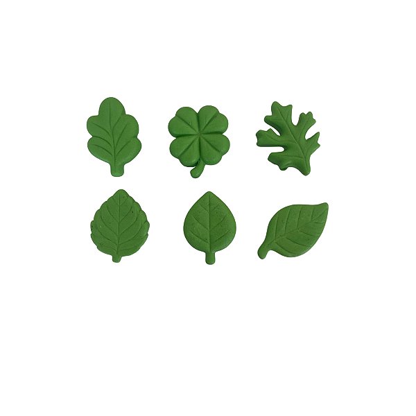 Molde de Silicone para apliques de Artesanato - Folhas 2