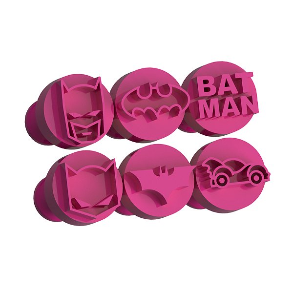 Carimbos para Doces Brigadeiros - Herói Morcego